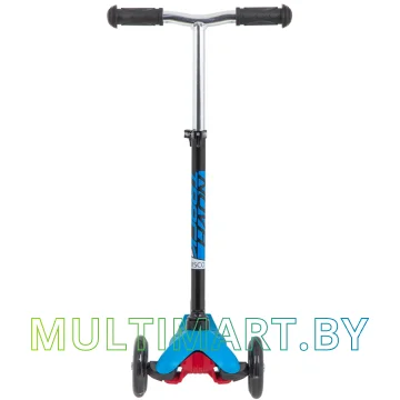 Самокат Novatrack Disco-Kids Basic 120H.DISCOKIDS.BGBL20 (черный/синий, 2020) картинка 2
